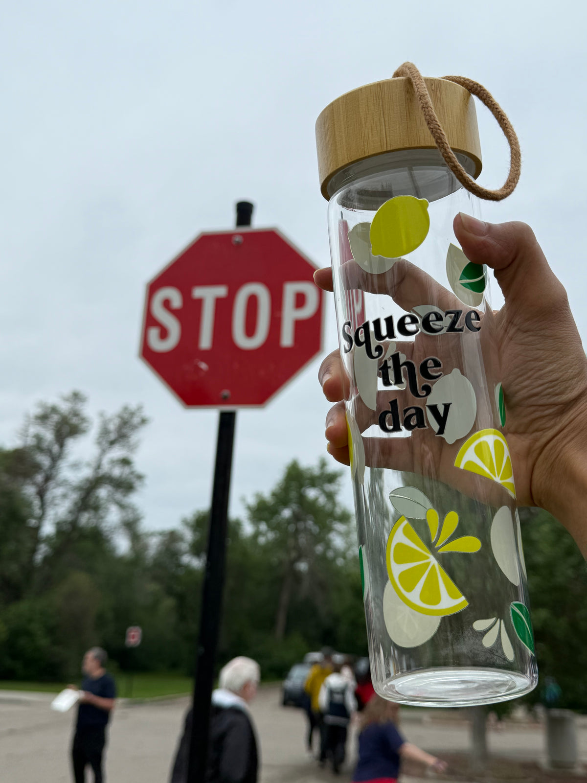 Lemon Glass Bottle
