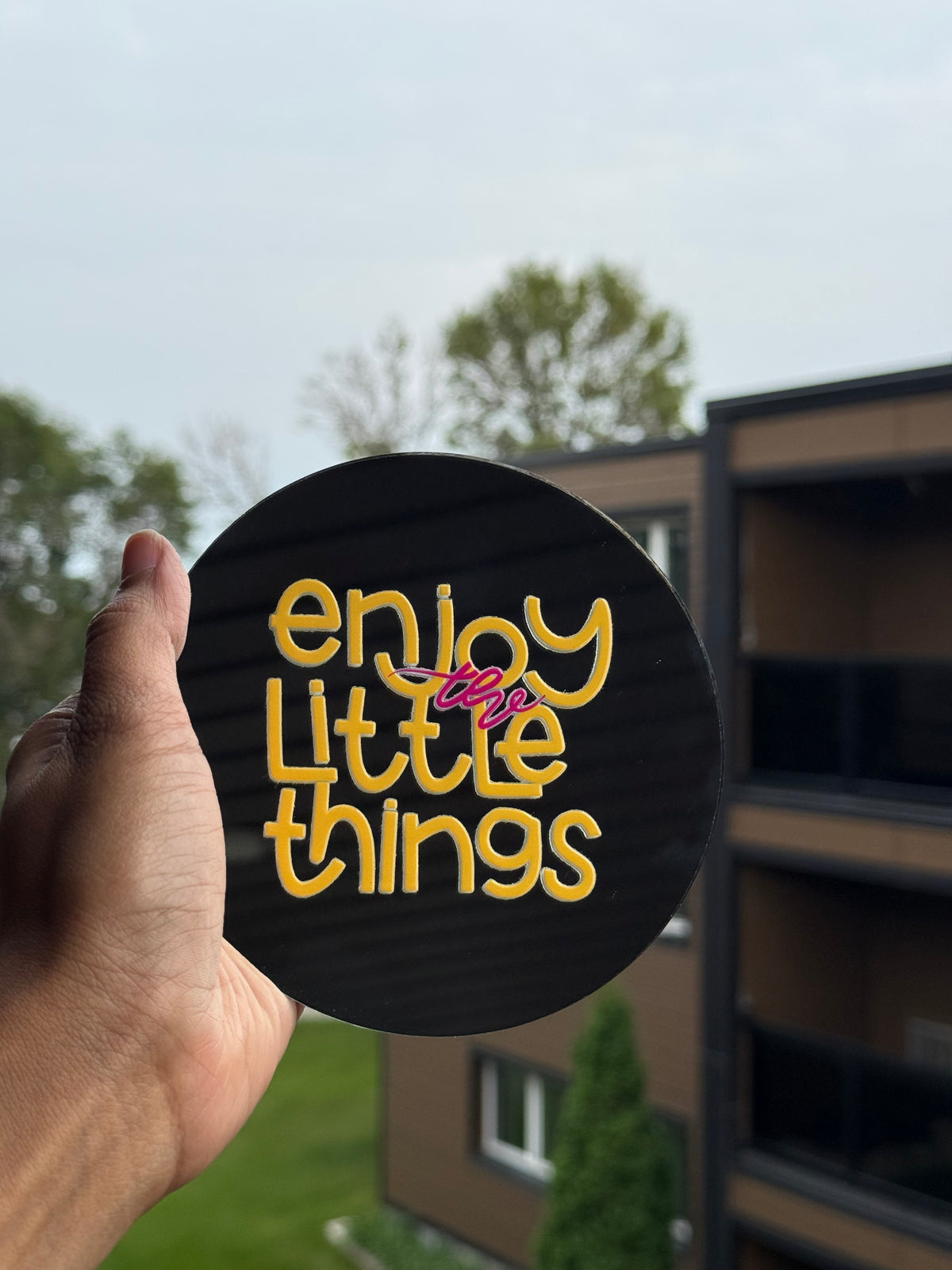 Enjoy The Little Things | Affirmation Mirror