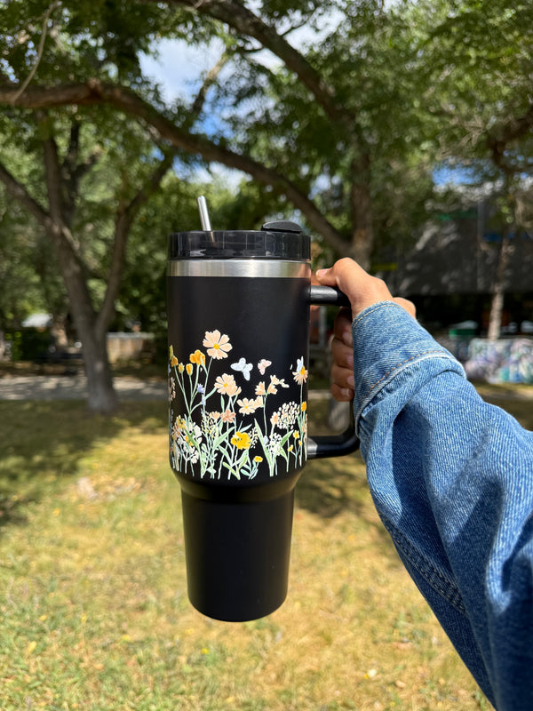 Garden Tumbler | 40oz Insulated Stainless Steel Tumbler