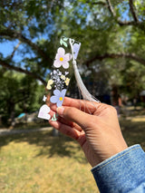 Purple Floral | Bookmark