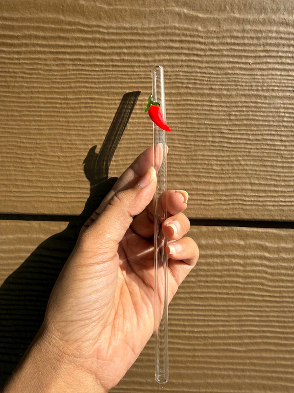 Chilly Glass Straw with Cleaner