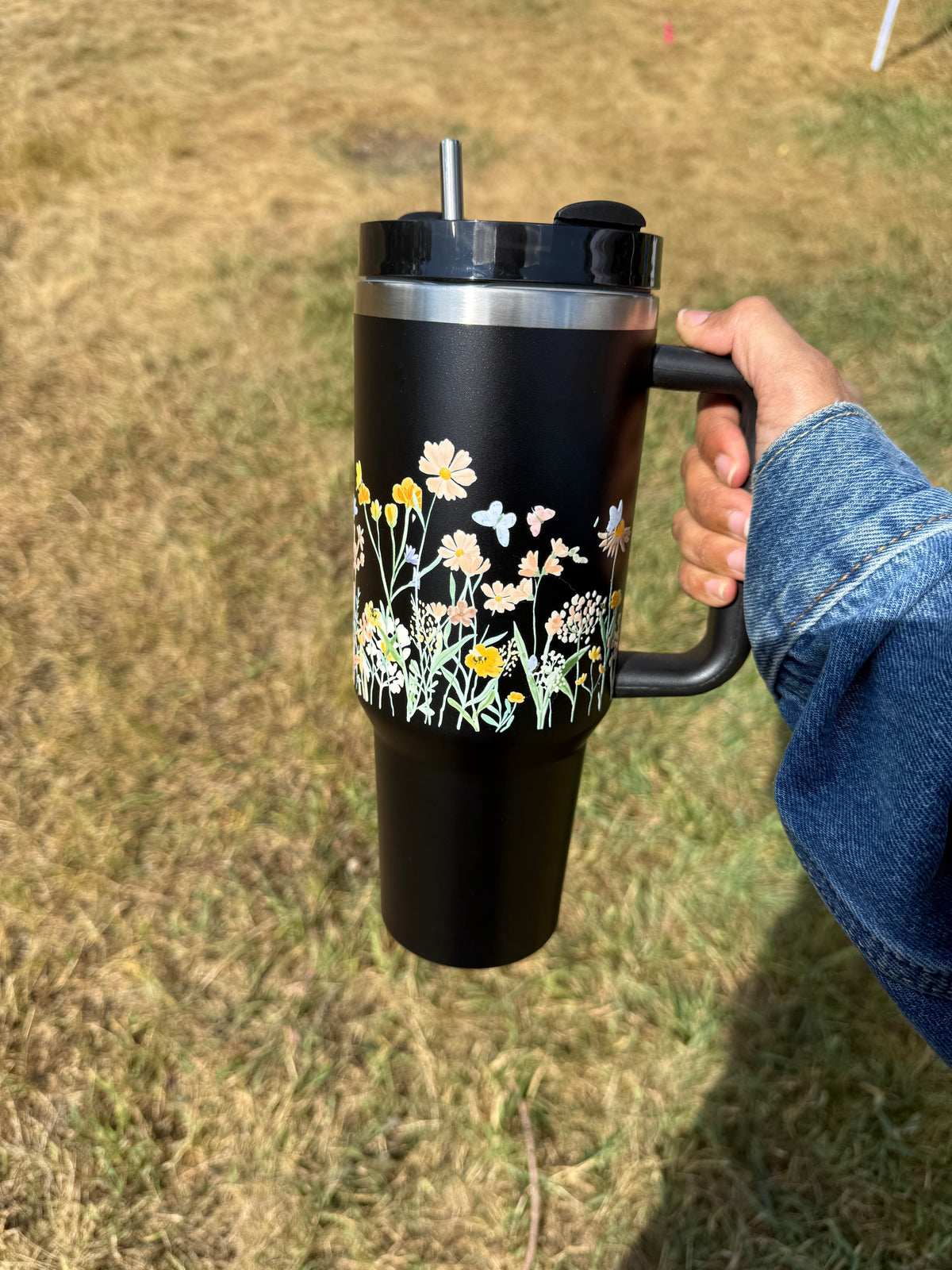 Garden Tumbler | 40oz Insulated Stainless Steel Tumbler