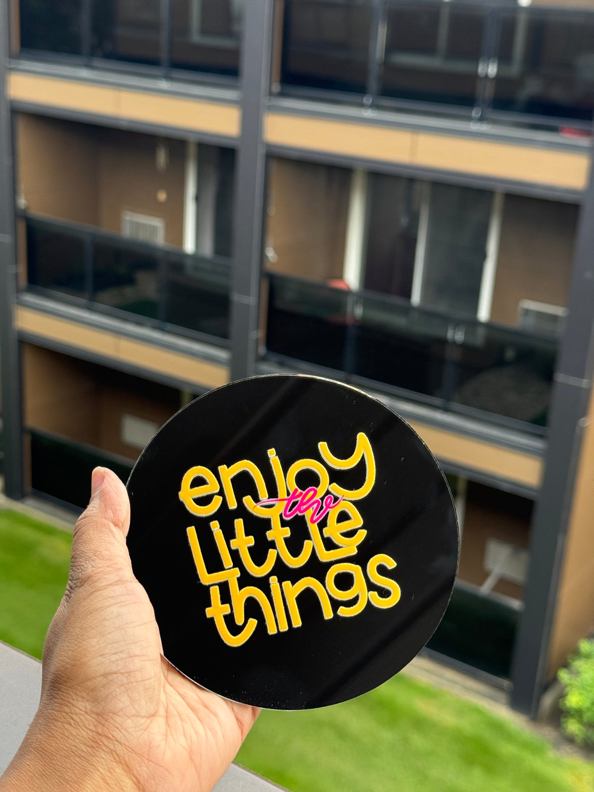 Enjoy The Little Things | Affirmation Mirror
