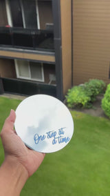 One Step At A Time | Affirmation Mirror